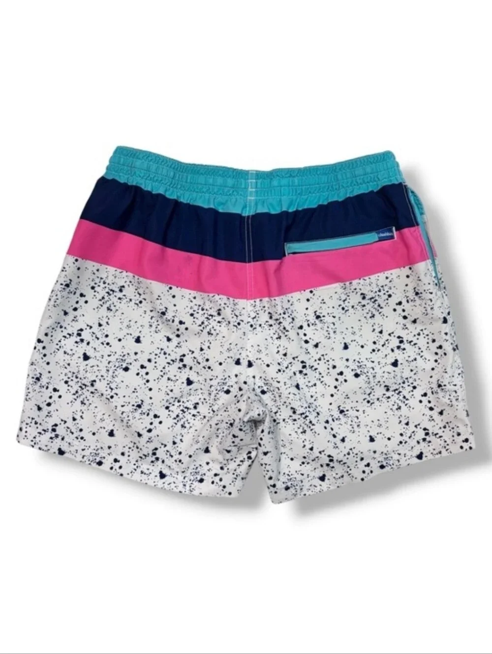 CHUBBIES The Aquatic Libations Swim Trunks Specks & Stripes Large